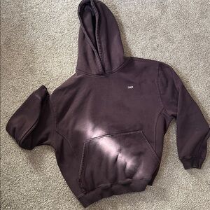 ONER ACTIVE Dark Brown Hoodie with Front Pocket